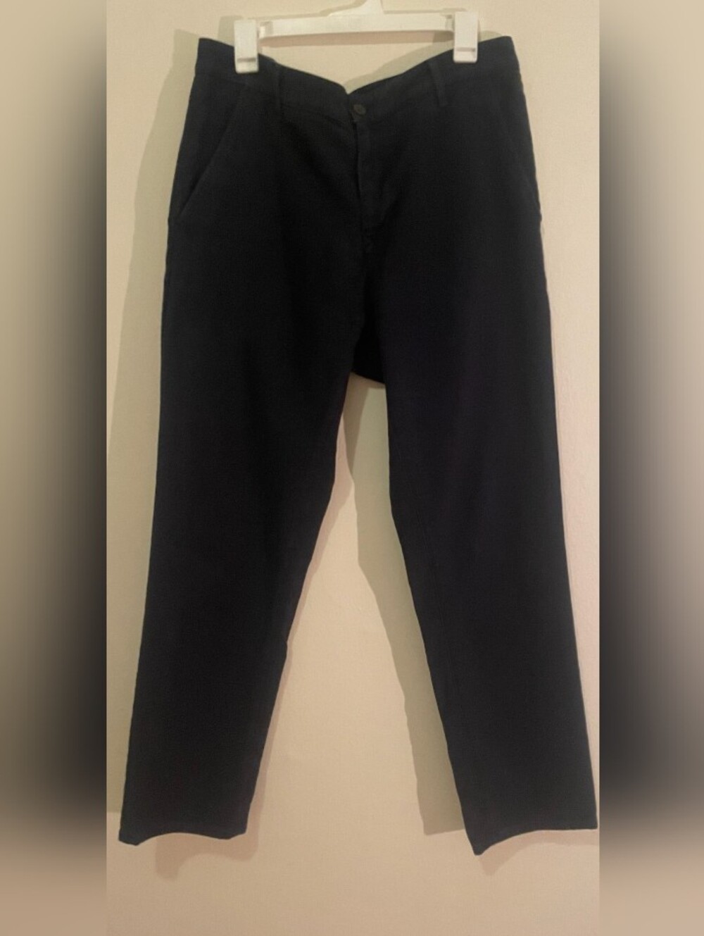 AG Adriano Goldschmied Jeans The Marshall Slim Chinos 36 X 30 Navy Golf Casual - Picture 3 of 6